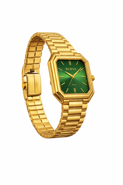 Montre Emerald Vert Précieux